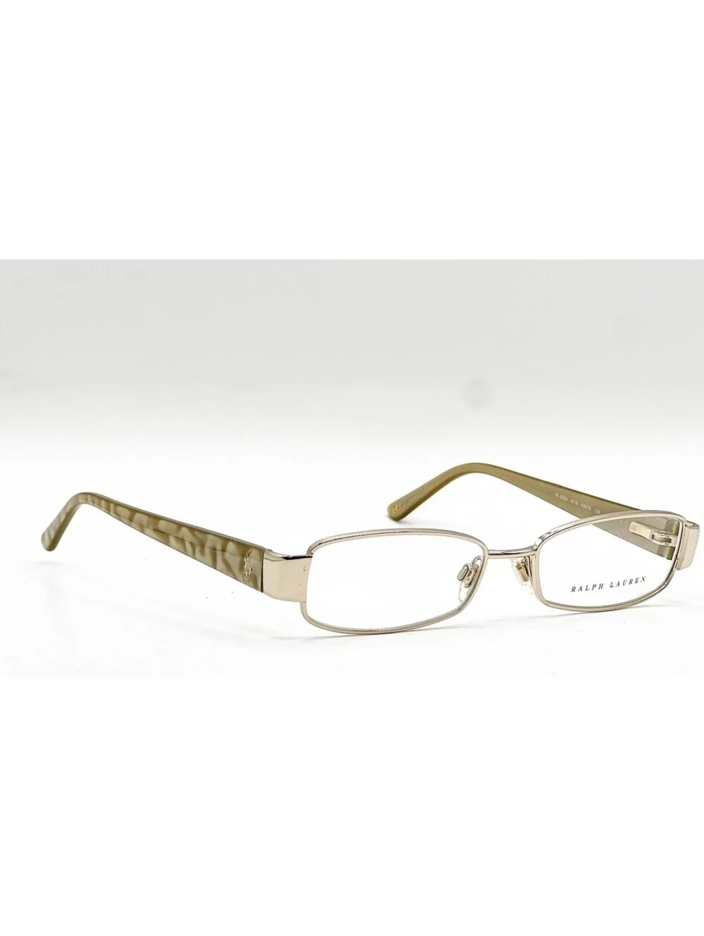 Ralph Lauren RL 5064 9116 Clear Champagne Oval Eyeglass Frames 49-16-135